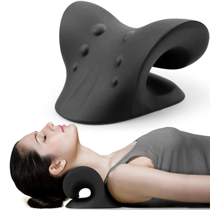 1pc Cervical Massage Pillow, Neck And Shoulder Relaxing Device, For Cervical Spine Alignment & Muscle Relaxation Leedoar