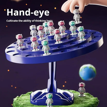 1pc Children's Puzzle Balance Tree Folding Space Man Board Game Leisure Parent-Child Interactive Tabletop Combat Toys Leedoar