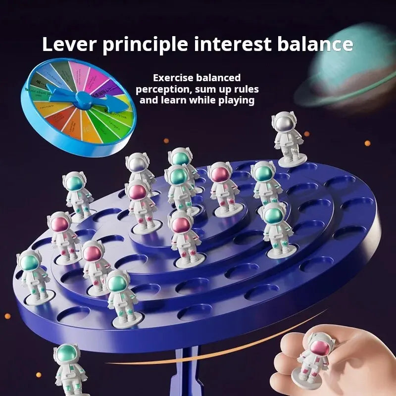 1pc Children's Puzzle Balance Tree Folding Space Man Board Game Leisure Parent-Child Interactive Tabletop Combat Toys Leedoar