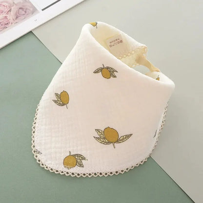 1pc Cotton Gauze Baby Face Towel Cartoon Muslin Newborn Burp Cloth Square Towels Kids Handkerchief Baby Washcloth