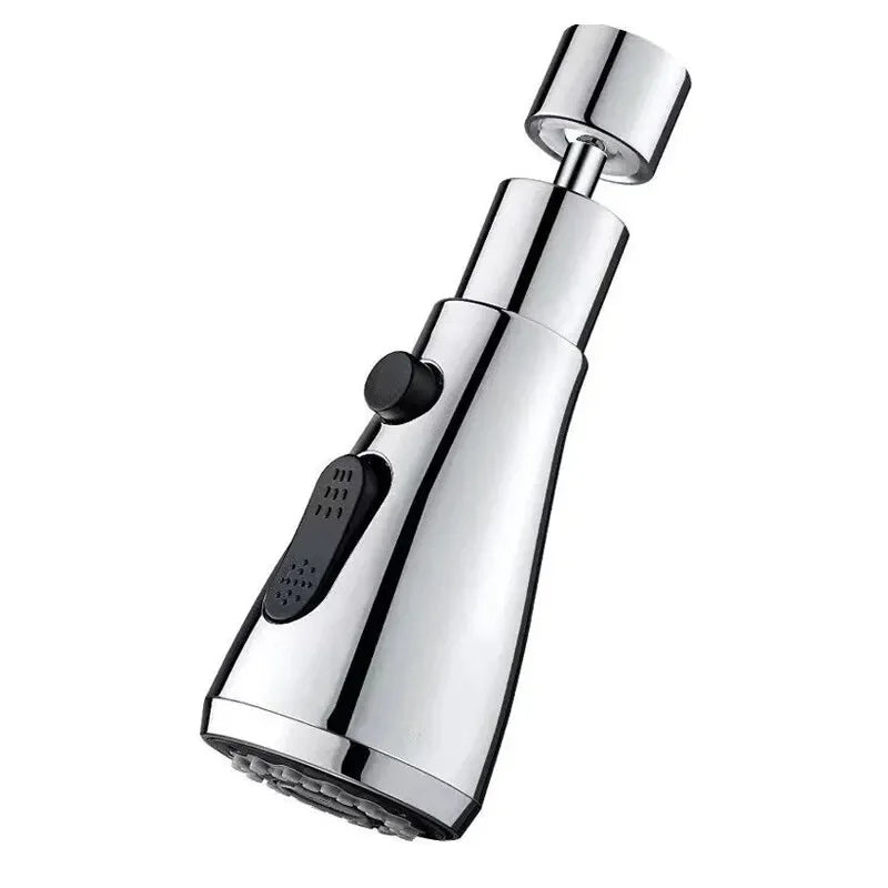 1pc Faucet Extender Metal Alloy,Three Modes,Head Water Saver Home Extended Shower Spray Filter Leedoar