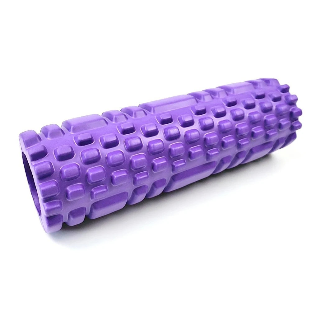 1pc Foam Massage Roller, Hollow Yoga Column Fitness Equipment for Muscle Massage, Physiotherapy and Sports Rehabilitation, Rolle Leedoar