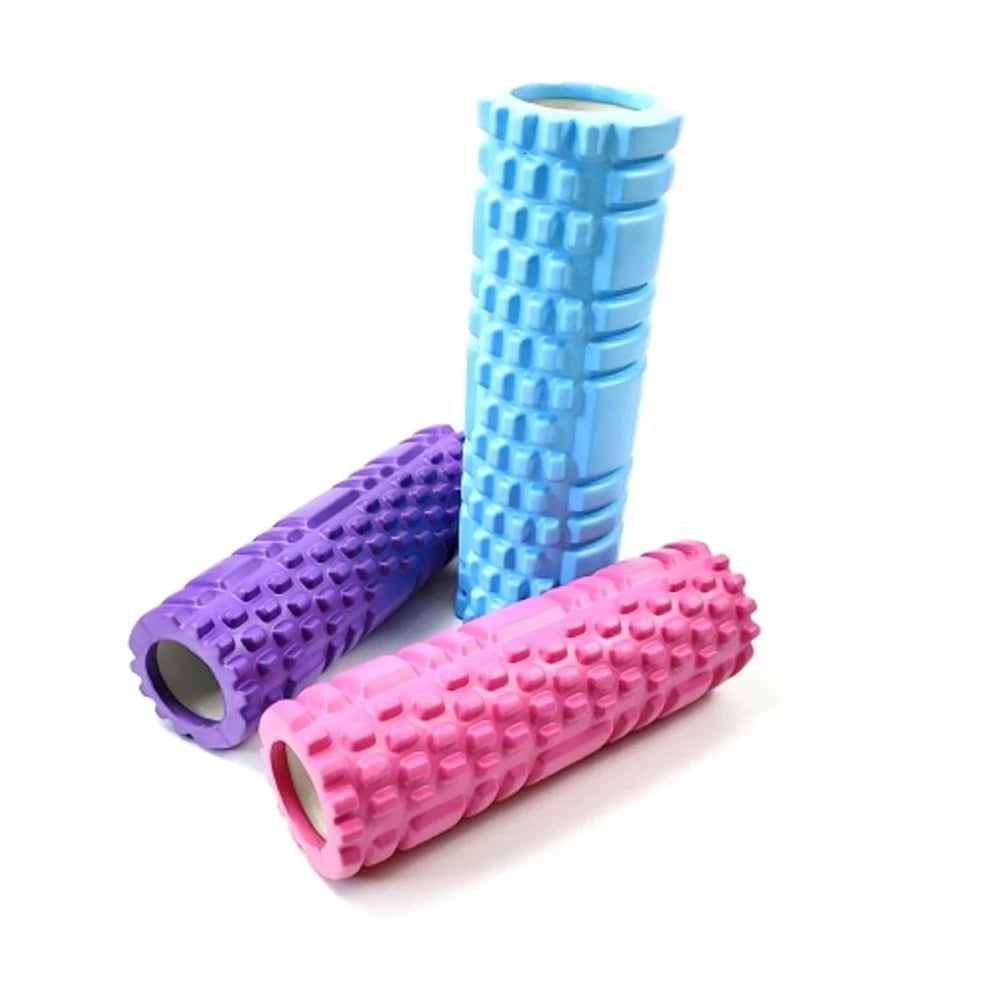 1pc Foam Massage Roller, Hollow Yoga Column Fitness Equipment for Muscle Massage, Physiotherapy and Sports Rehabilitation, Rolle Leedoar