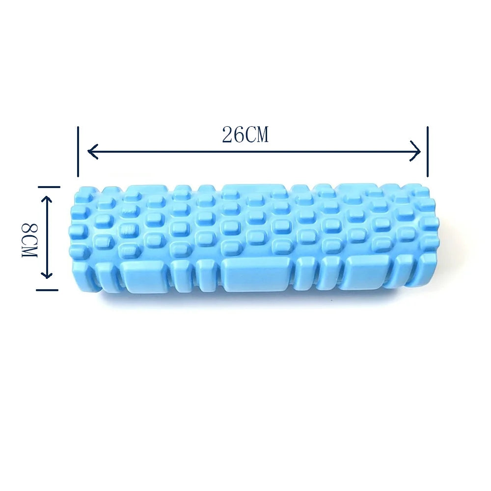 1pc Foam Massage Roller, Hollow Yoga Column Fitness Equipment for Muscle Massage, Physiotherapy and Sports Rehabilitation, Rolle Leedoar