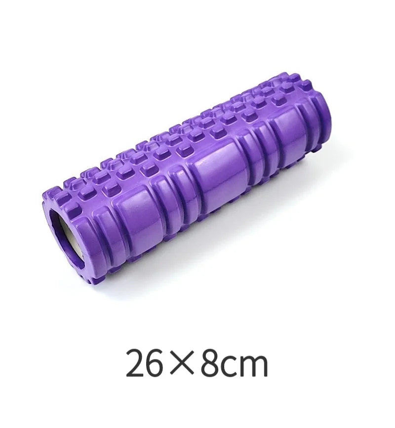 1pc Foam Massage Roller, Hollow Yoga Column Fitness Equipment for Muscle Massage, Physiotherapy and Sports Rehabilitation, Rolle Leedoar