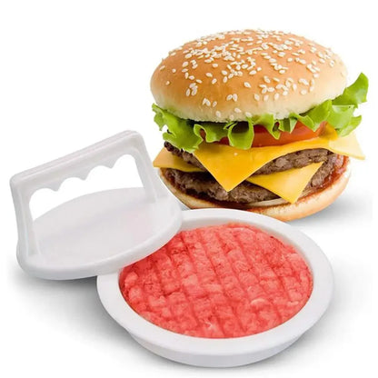 1pc Hamburger Press Stuffed Burger Press Plastic Meat Grill Party BBQ Burger Maker Mould Hamburger Maker Kitchen Tool Leedoar