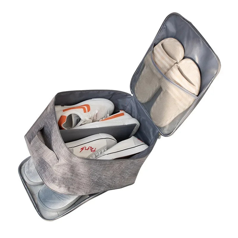 1pc Hot Selling Travel Shoe Bags, Various Shoe Compartments, Independent Storage Bags Leedoar