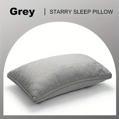 1pc Hotel's Same Feather Cotton Pillow Core Three-dimensional Neck Pillow For Sleeping Bedroom Dormitory Hotel Applicable Leedoar