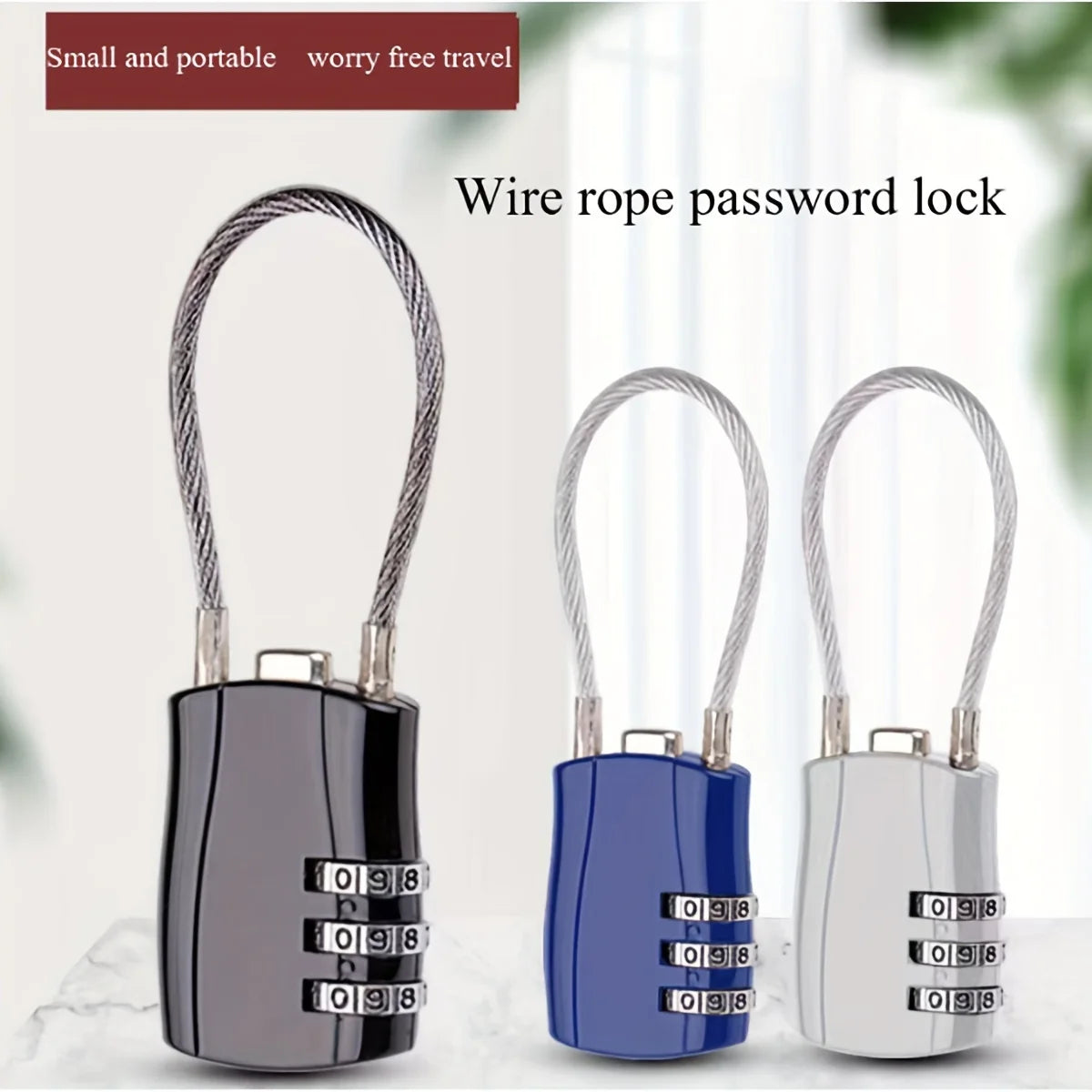 1pc Luggage Travel Lock, School Gym Storage Cabinet Luggage Lock, File Cabinet Tool Box Case Password Lock Leedoar