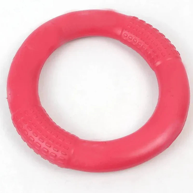 1pc Orange Dog Toys Pet Flying Disk Training Ring Puller EVA Interactive Training Ring Puller Resistant for Dogs