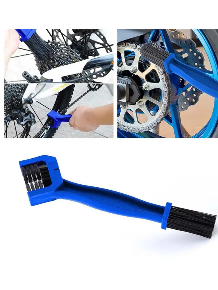 1pc Portable Bicycle Chain Cleaner, Motorcycle Road Bike Chain Clean Brush, Bicycle Clean Tool Kit, Cycling Chain Cleaner Mainte Leedoar