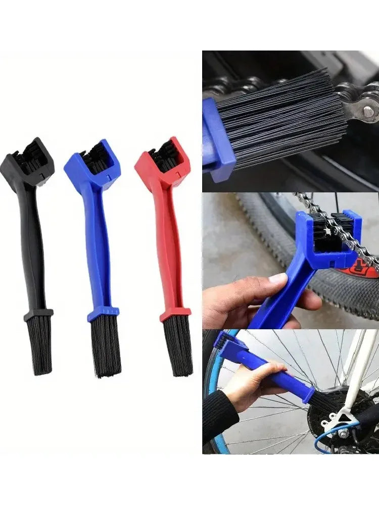 1pc Portable Bicycle Chain Cleaner, Motorcycle Road Bike Chain Clean Brush, Bicycle Clean Tool Kit, Cycling Chain Cleaner Mainte Leedoar