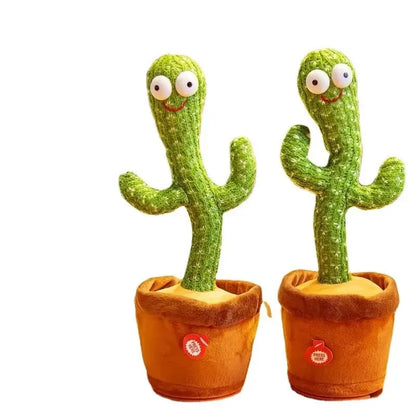 1pc USB Charging Cactus That Can Dance, Twist Cactus That Can Speak, Sing, Dance, Sway Toy Leedoar