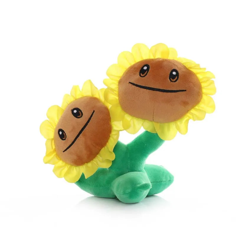 1pcs 13-20cm Plants vs Zombies Plush Toys Doll PVZ Sunflower Chomper Melon Peashooter Plants Soft Stuffed Toys for Children Kids Leedoar