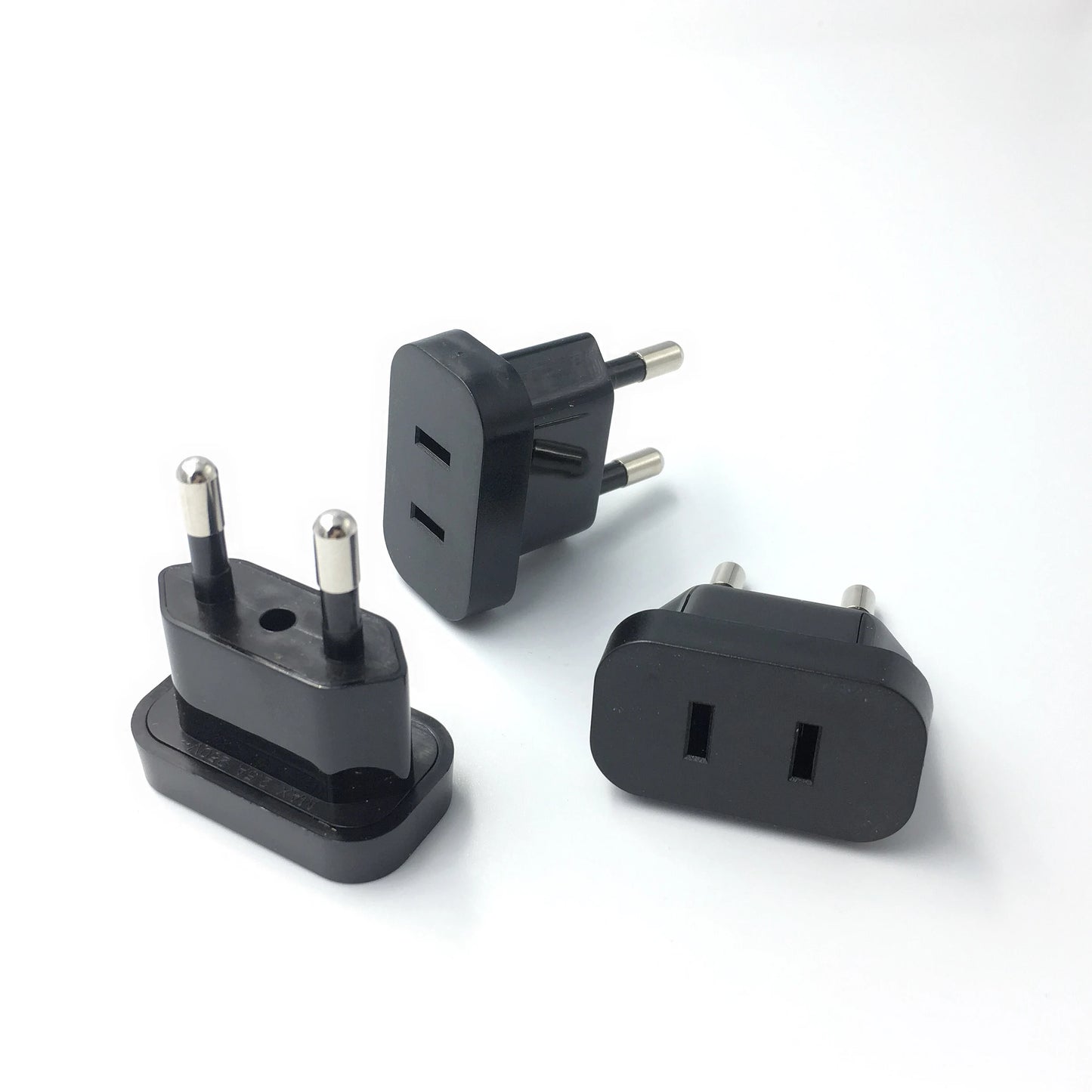 1pcs 4.0mm 4.8mm pins Safety Retardant Material Power Plug Converter Travel Adapter US to EU Europe High Power Leedoar