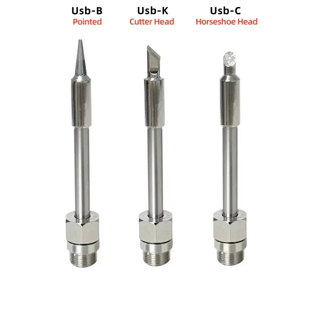 1pcs 510 Interface Soldering Iron Head Mini Portable Soldering Iron Tip Accessories Tool 8W USB Solder Tip