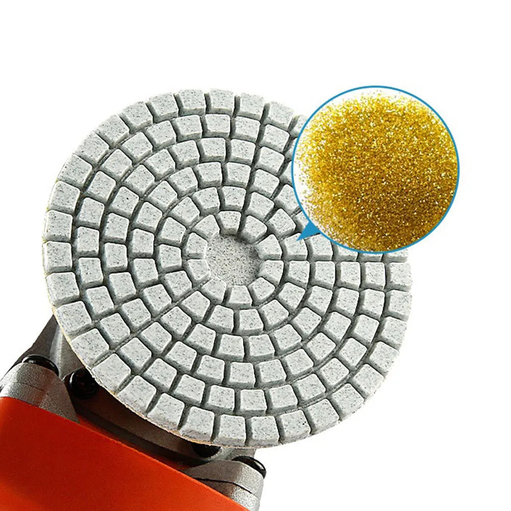 1pcs 80mm 3 Inch Polishing Pad Wet Dry Buff Disc Abrasive For Sanding Marble Granite Concrete Grinding Countertop Stone