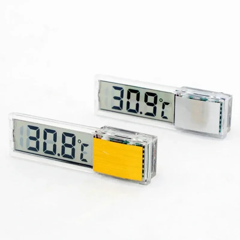 1pcs Aquarium Thermometer Electronic LCD Digital Fish Tank Temperature Measurement Fish Tank Temp Meter Aquarium Accessories Leedoar