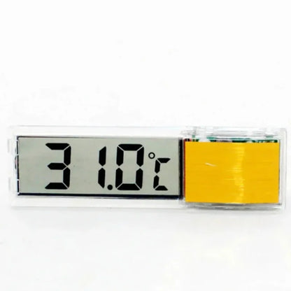 1pcs Aquarium Thermometer Electronic LCD Digital Fish Tank Temperature Measurement Fish Tank Temp Meter Aquarium Accessories Leedoar