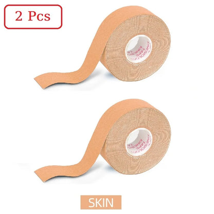 Cinta kinesiológica de 2,5 cm x 5 m para rostro, línea en V, cuello, ojos, levantamiento de arrugas, cinta adhesiva, herramienta para el cuidado de la piel facial, vendaje elástico 