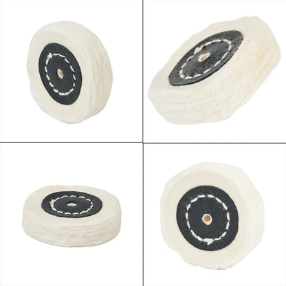 2-8inch Cloth Polishing Wheel Buffing Pads Angle Abrasive Grinder Discs For Sanding Jewelry Metal Glass Woodworking Accessories Leedoar