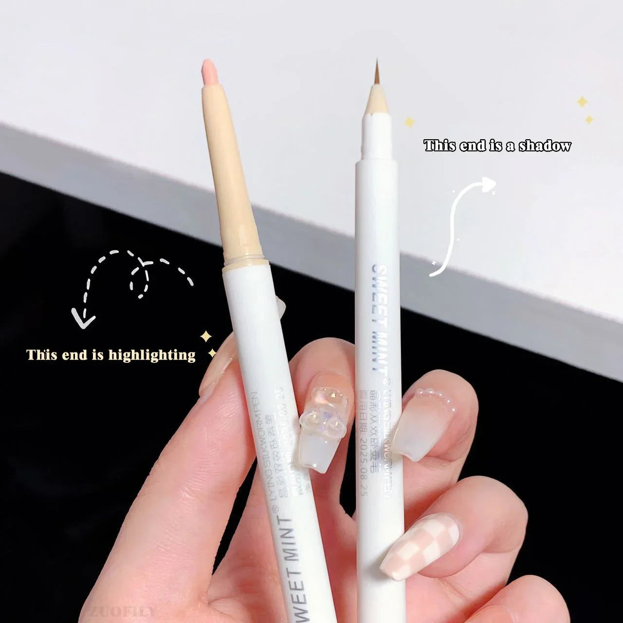 Ladies Multi Color Delicate Eyeliner Glue Pen Slim Eyeliner Is Not Easy To Dizzy Dyeing Spring And Summer Lying Silkworm Leedoar