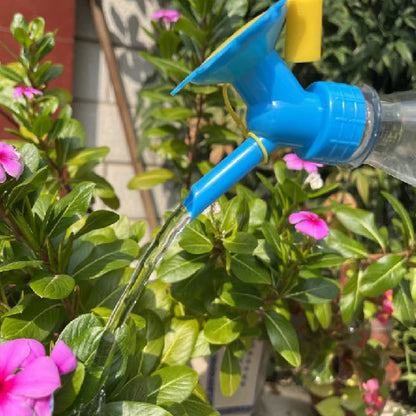 2 In 1 Watering Nozzle Sun Flower Automatic Watering Waterer Gardening Beverage Bottle Succulent Irrigation Tools Leedoar