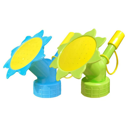 2 In 1 Watering Nozzle Sun Flower Automatic Watering Waterer Gardening Beverage Bottle Succulent Irrigation Tools Leedoar