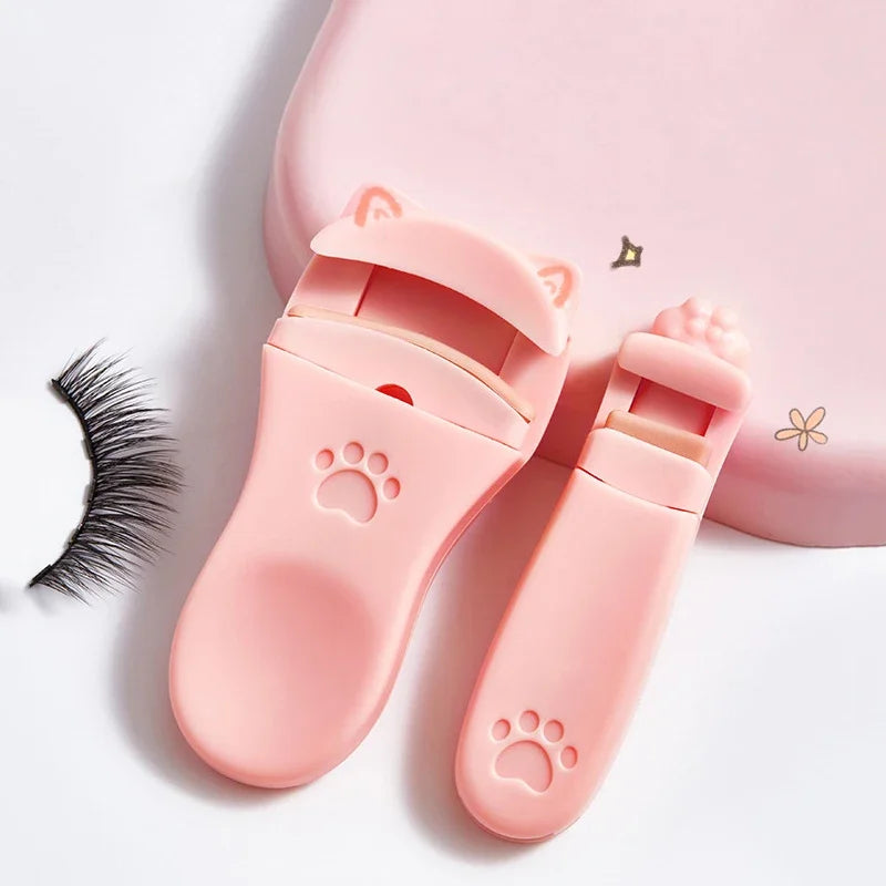 2 PCS Cat Claw Eyelashes Curler Long Lasting Professional for Women  Cute Designs Eyelash Curler Tool Fit All Eyelash Shapes Leedoar