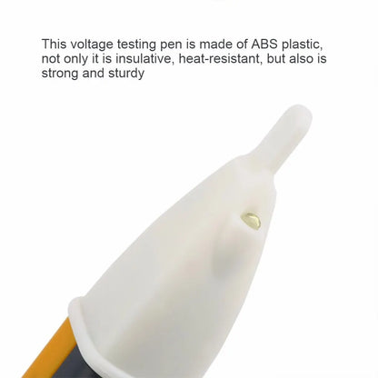 2 PCS Electrician Multifunctional Voltage Test Pen Accuracy Check Power Failure Zero Fire Line Non-Contact Detection Sensor LED Leedoar