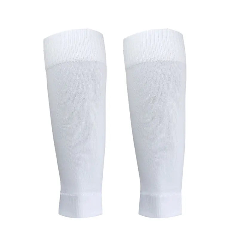 2 Pairs Set Men Grip Soccer Socks and Calf Sleeves Adult Youth Non Slip Leg Cover Guards for Basketball Football Sports Socks Leedoar