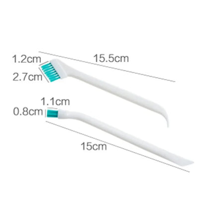 2 Pcs/Set Cleaning Narrow Brush Long Handle Portable Gap Baby Bottle Gap Cleaning Brush Household Kitchen Tool Small Brush Leedoar