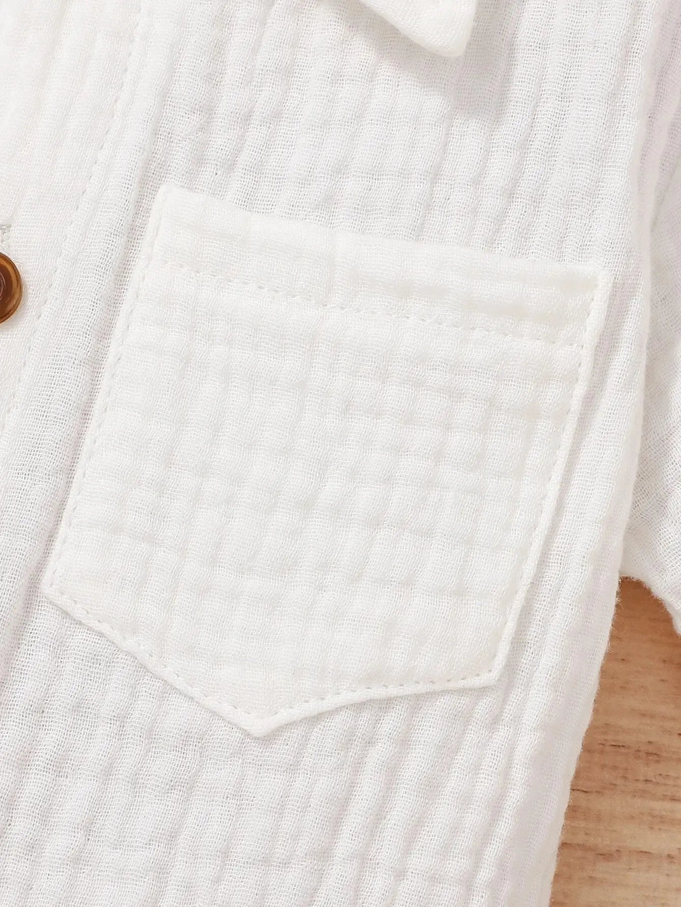 2-Piece Summer Solid Color Casual Shirt for Boys and Girls Fresh and Comfortable Cotton Shorts Set Leedoar