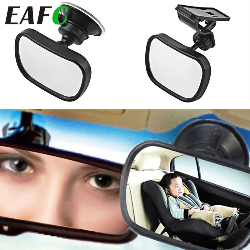 2 in 1 Mini Safety Car Back Seat Baby View Mirror Adjustable Baby Rear Convex Mirror Car Baby Kids Monitor Car-styling