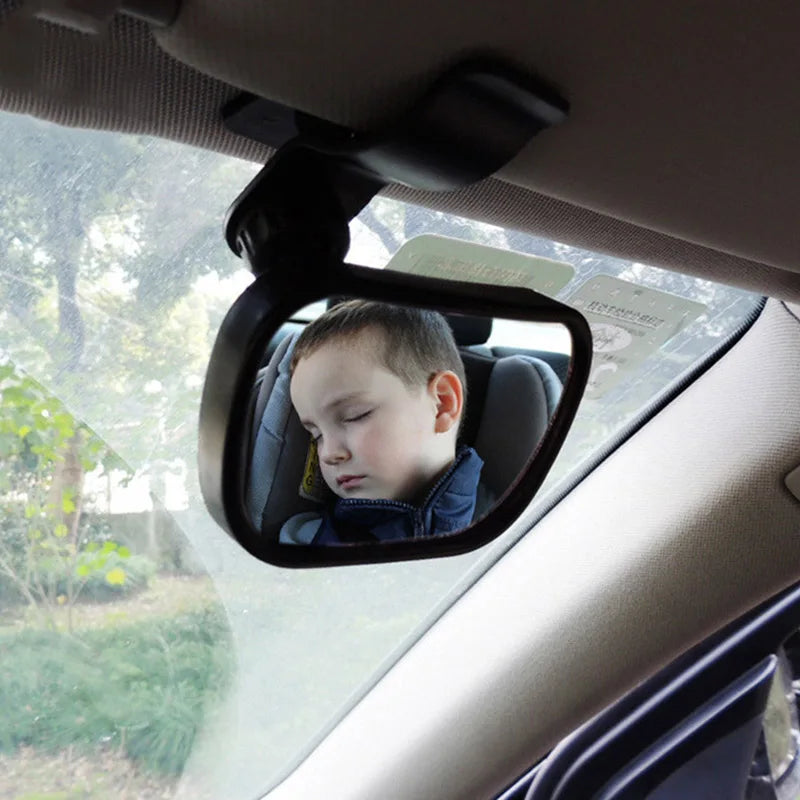 2 in 1 Mini Safety Car Back Seat Baby View Mirror Adjustable Baby Rear Convex Mirror Car Baby Kids Monitor Car-styling