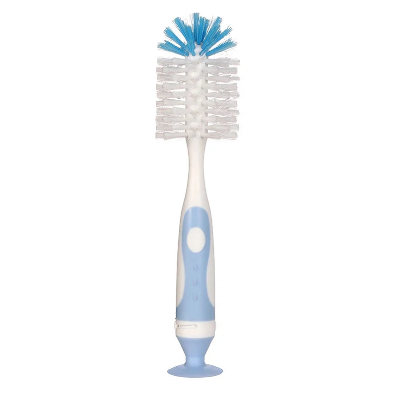 2-in-1 Nylon Bottle & Cup Cleaning Brush, Suction Cup, Feeding Type, Cleaning Tool Set Leedoar
