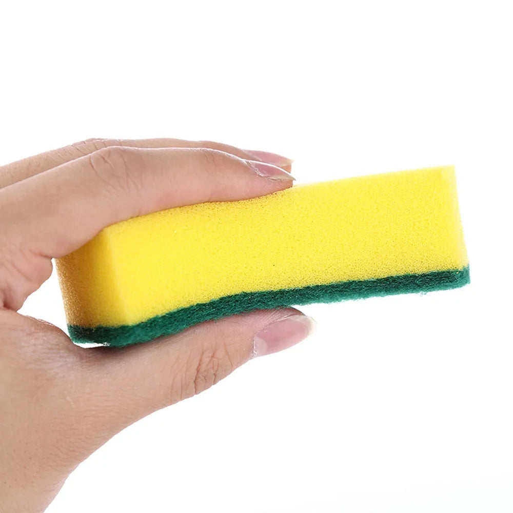 20/30pcs Dishwashing Sponge Kitchen Nano Emery Magic Clean Rub Pot Rust Focal Stains Sponge Removing Kit Cleaning Brush Sponges Leedoar