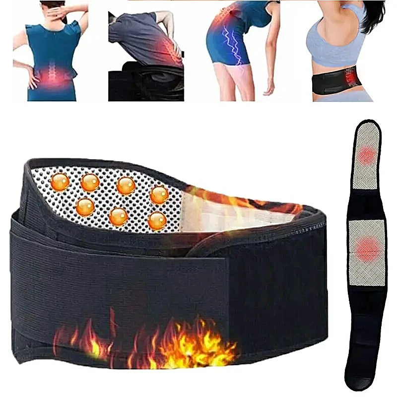 20 Magnets Adjustable Self-heating Magnetic Therapy Back And Waist Support Belt, Waist Massage Belt Sports Support Belt Leedoar