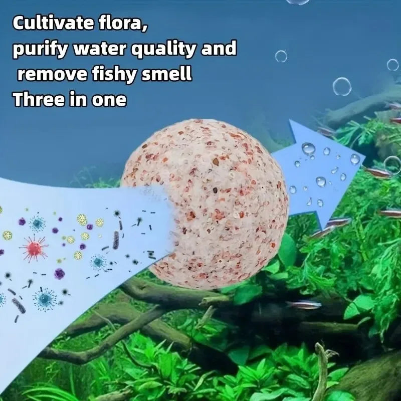 200g Aquarium Quartz Ball Fish Tank Filter Media Hollow Particles Biological Ball Bio Filter for Aquarium Accessories Leedoar