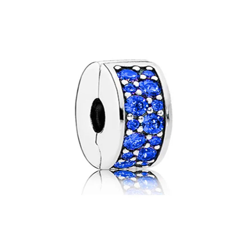 2023 925 Prata Esterlina Flor Sol Rodada Clipe Charms Contas se encaixam Original Pulseira Pandora Para Mulheres DIY Moda Jóias Fazendo