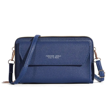 2023 Nova Bolsa Crossbody para Mulheres Verão Pequeno Mercado Simples Bolsa de Um Ombro para Celular Camada Dupla Casual Bolsa Corpo Pequeno 