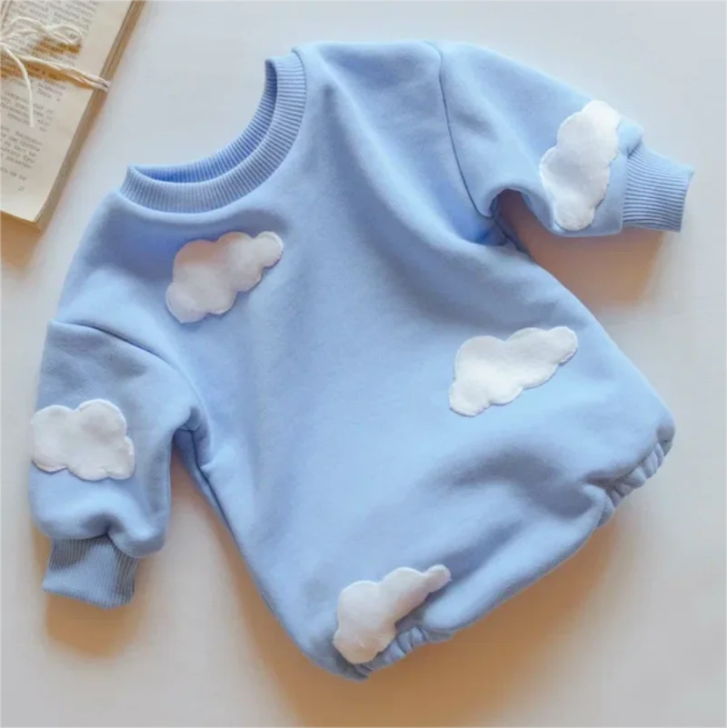 2023 Spring Baby Clothes Flowers Sweatshirt Romper Baby Girl Boys Long Sleeve Bodysuit Clothes Newborn 0-12 Months 24M Jumpsuit Leedoar