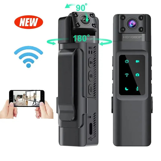 2024 NOVO com Wifi Hotspot Mini Câmera 1080P Portátil Digital Video Recorder Corpo Câmera Night Vision DVR Miniatura Camcorder 