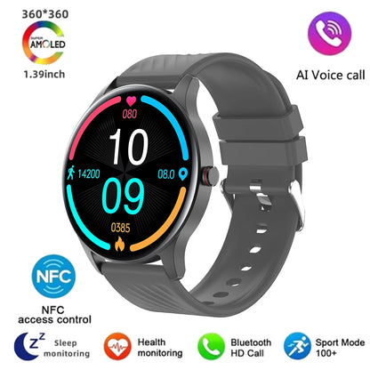 2024 New Noninvasive Blood Sugar Smart Watch Men ECG PPG Body Pressure Healthy Waterproof Smartwatch 466*466 AMOLED Men Watches Leedoar