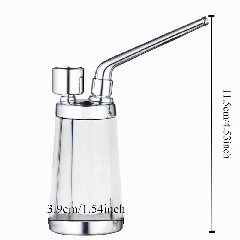 2024 New  Popular Bottle Water Pipe Portable Mini Hookah Shisha Tobacco Smoking Pipes Gift of Health Metal Tube Filter Leedoar