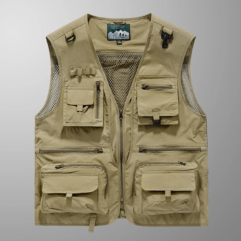 2024 New Spring, Autumn, and Summer Versatile Items in Stock, Fashionable and Trendy Wearing Vests, Jeep Men's Wear, Shopping an Leedoar