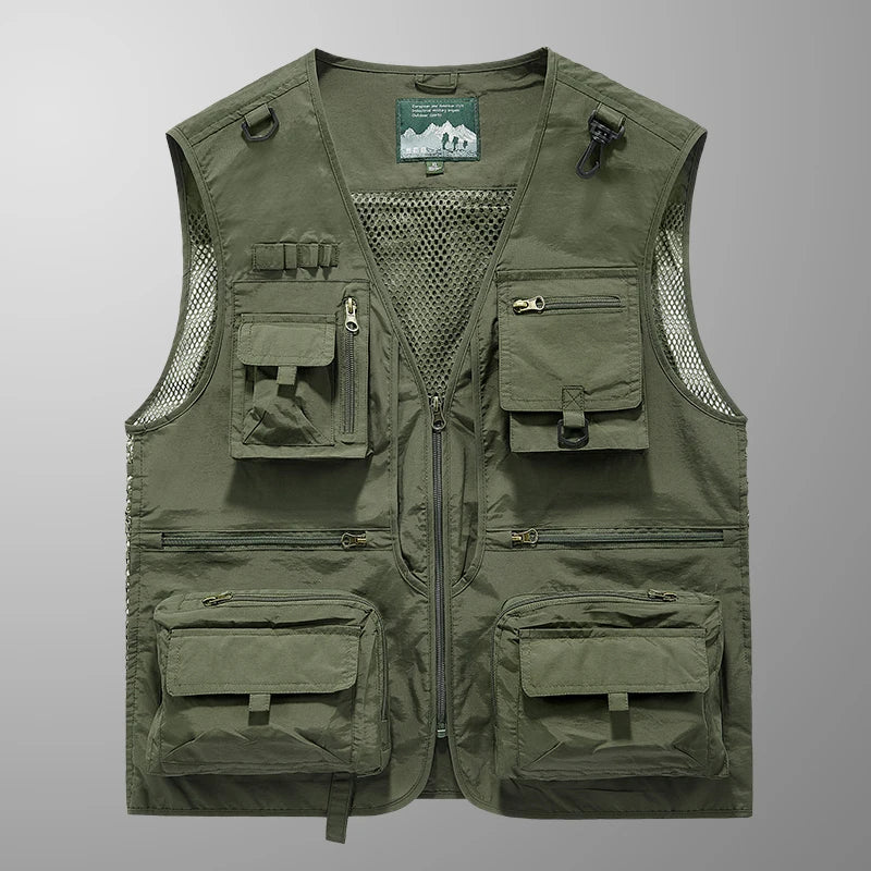 2024 New Spring, Autumn, and Summer Versatile Items in Stock, Fashionable and Trendy Wearing Vests, Jeep Men's Wear, Shopping an Leedoar