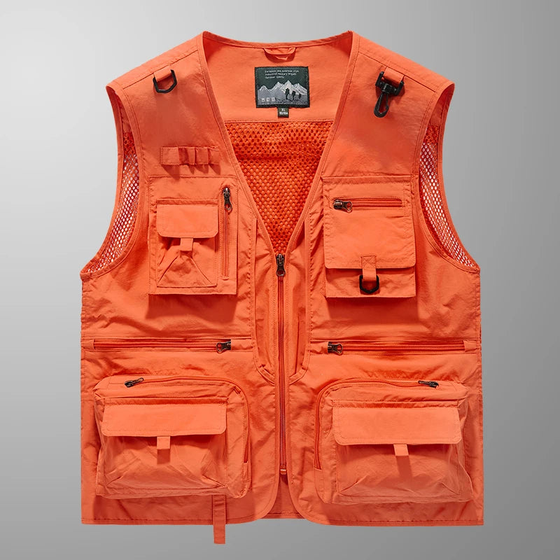 2024 New Spring, Autumn, and Summer Versatile Items in Stock, Fashionable and Trendy Wearing Vests, Jeep Men's Wear, Shopping an Leedoar