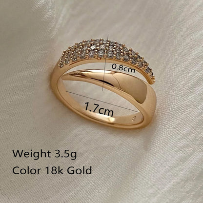 2024 Nwe Stainless Steel 18 K Gold Plated Sun Rings for Women Natural Stone Inlaid in Hollow Metal Texture Ring Trendy Jewelry Leedoar