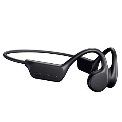 Bone Conduction Earphones Wireless Bluetooth IPX8 MP3 Player Hifi Ear-hook Headphone with Mic Waterproof Headset for Swimming Leedoar